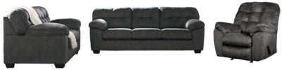 Accrington Sofa, Loveseat and Recliner