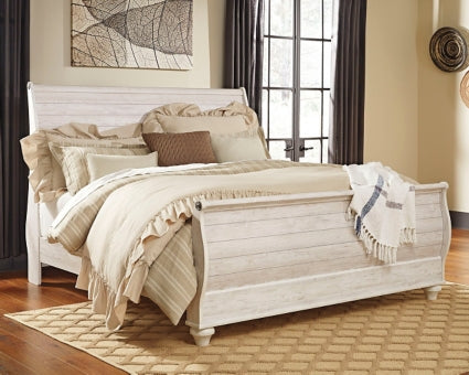 Willowton Queen Sleigh Bed