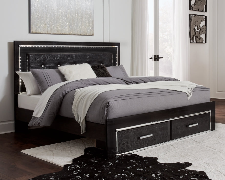 Kaydell Queen Panel Bed with Storage