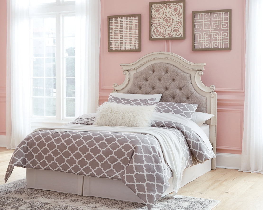 Realyn Twin Upholstered Panel Headboard