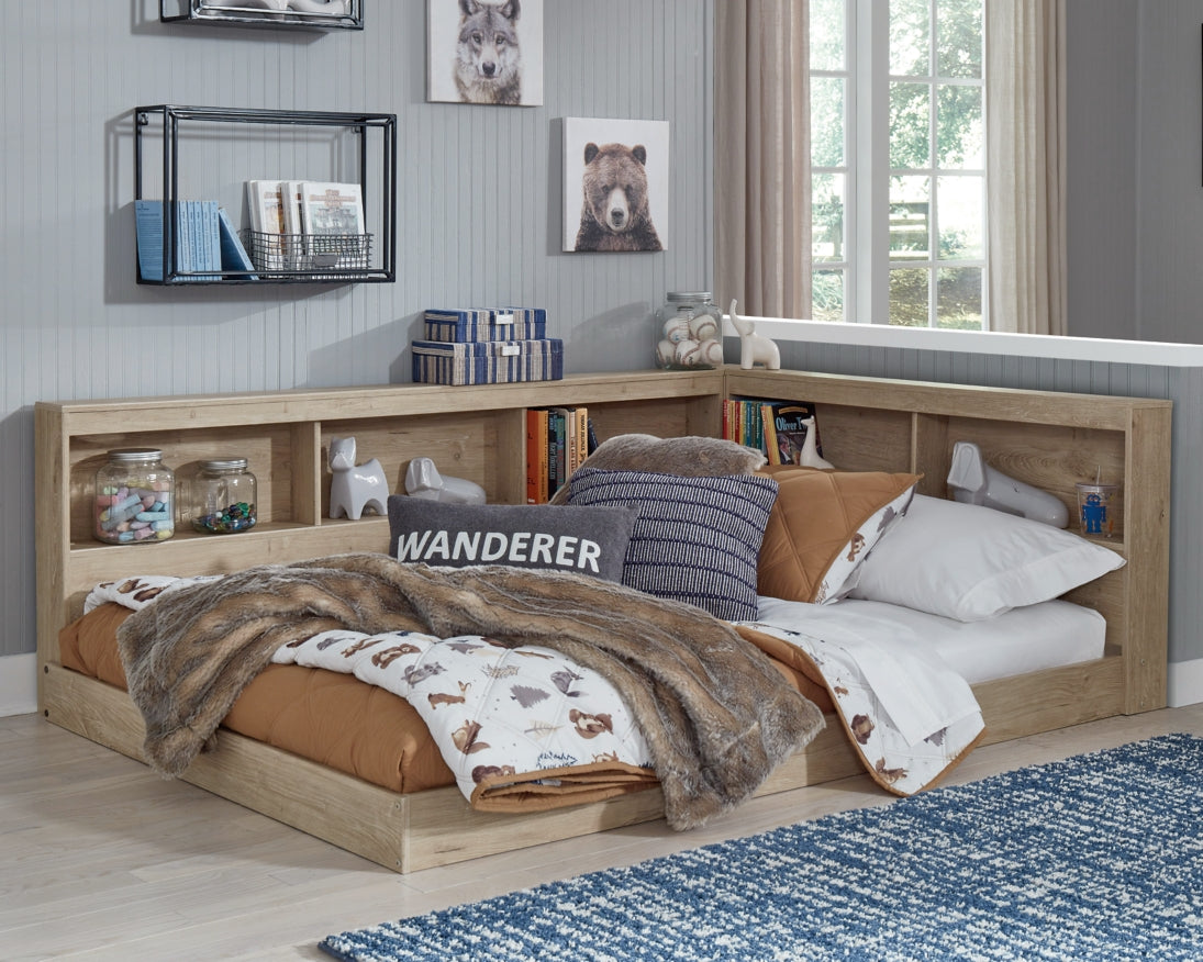 Oliah Twin Bookcase Storage Bed