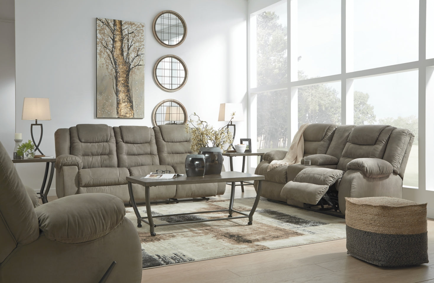 McCade Sofa, Loveseat and Recliner