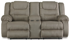 McCade Reclining Loveseat with Console