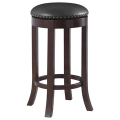 Aboushi Black Swivel Bar Stool