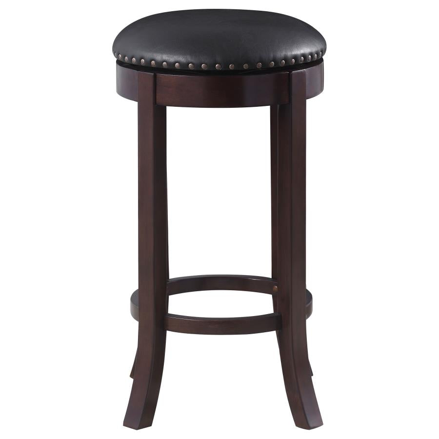 Aboushi Black Swivel Bar Stool