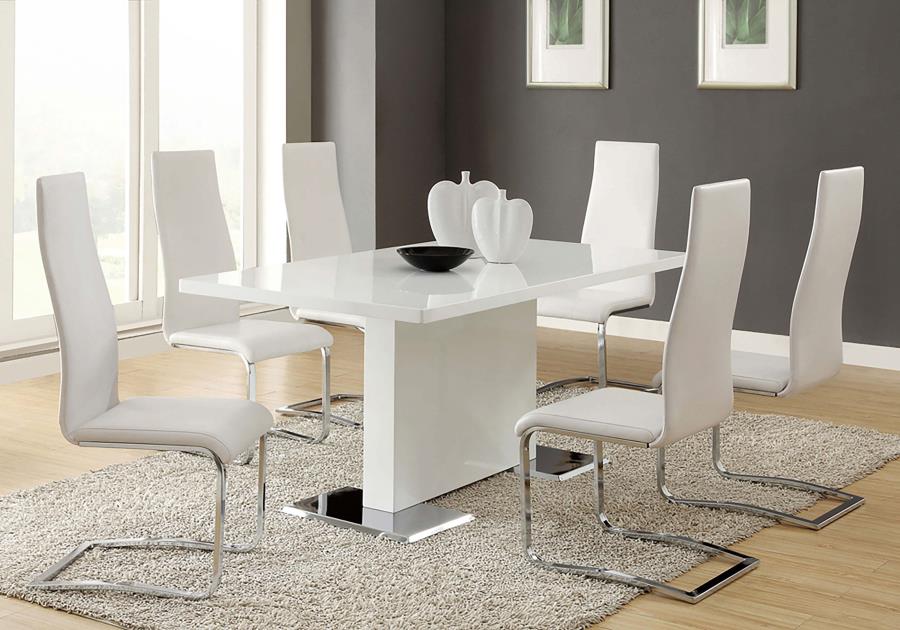 Anges White Dining Table