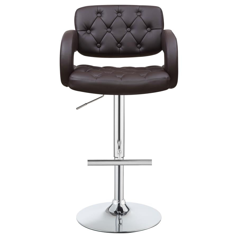 Brandi Brown Adjustable Bar Stool