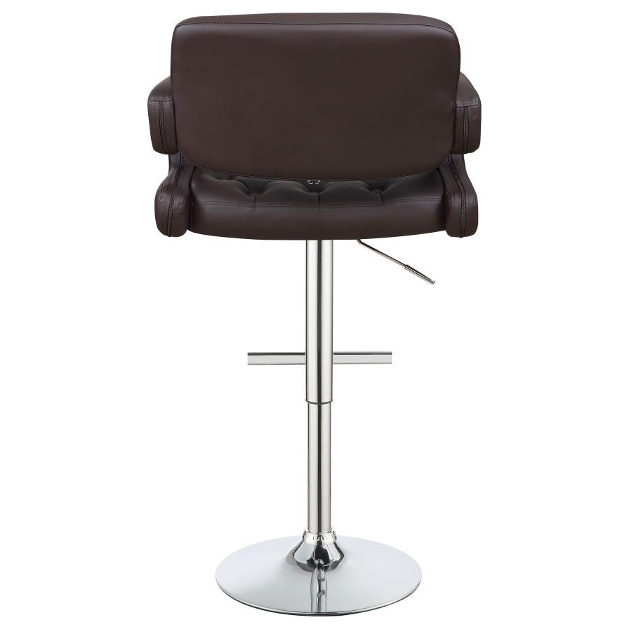 Brandi Brown Adjustable Bar Stool