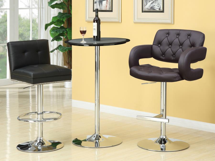 Brandi Brown Adjustable Bar Stool