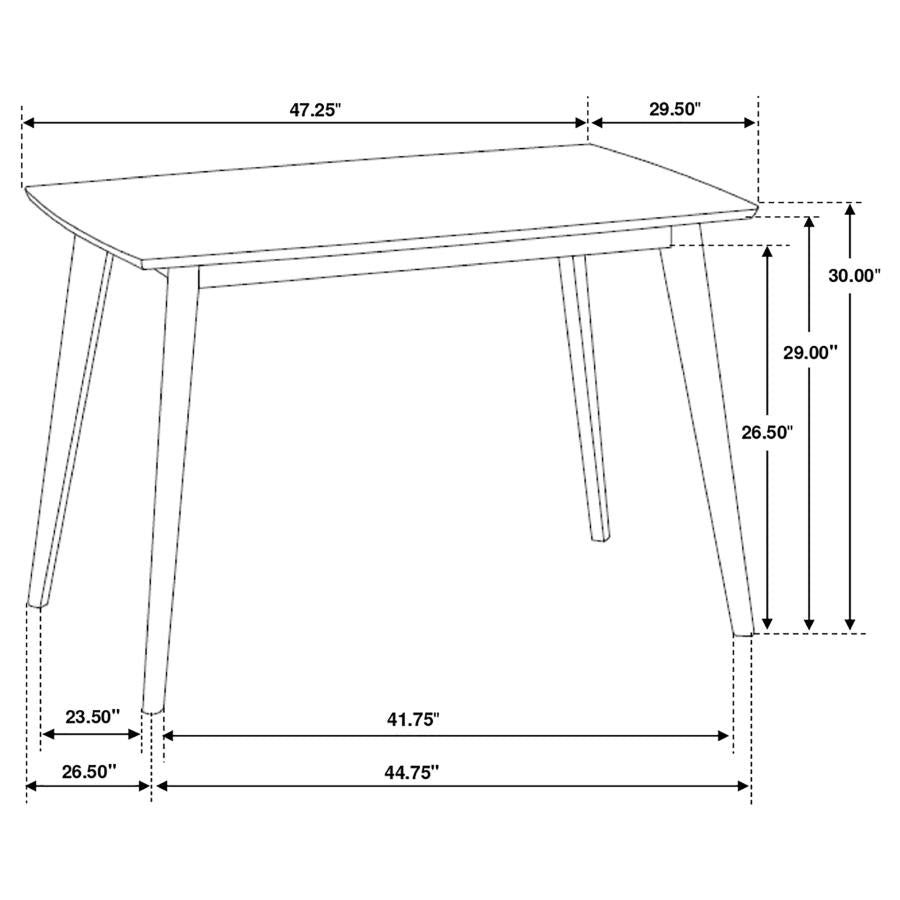 Kersey Brown Dining Table