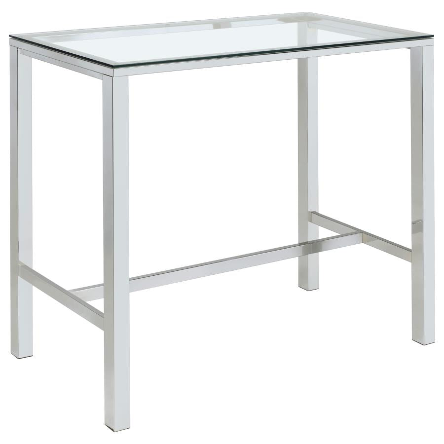 Tolbert Clear Bar Table