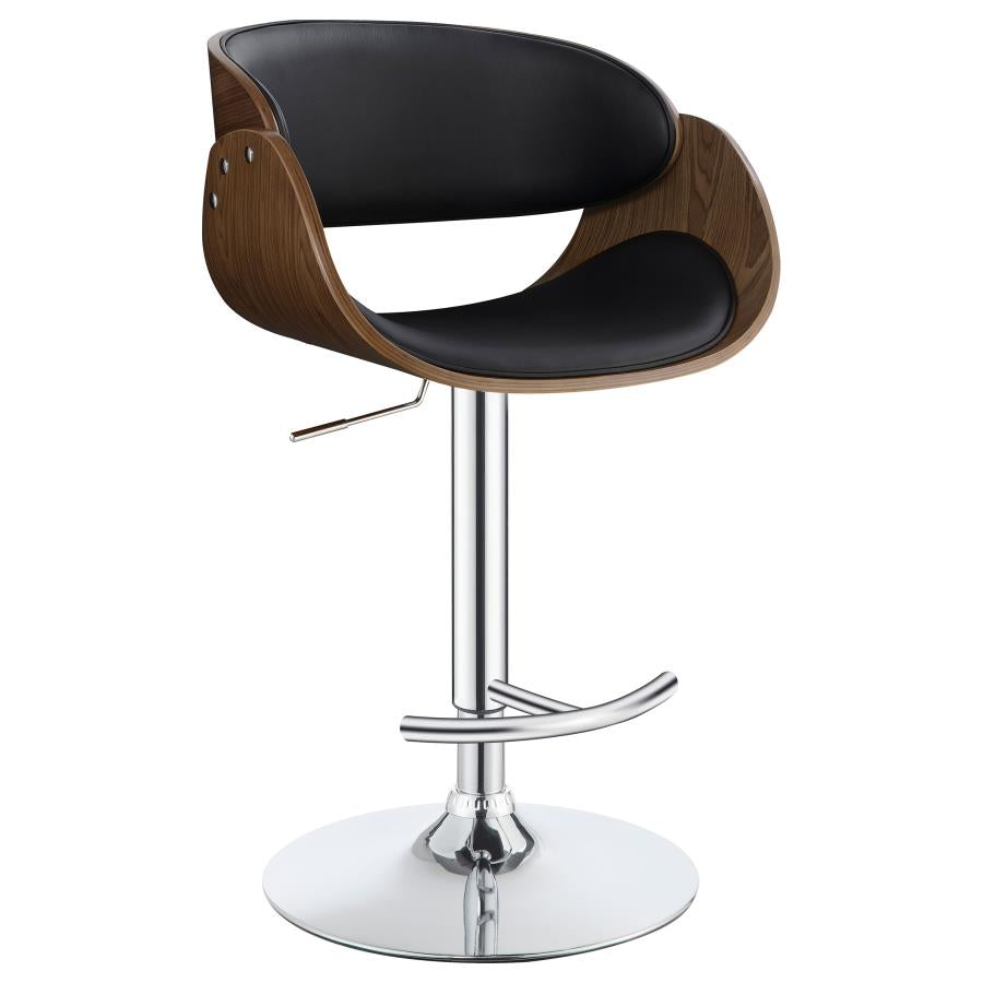 Dana Black Adjustable Bar Stool