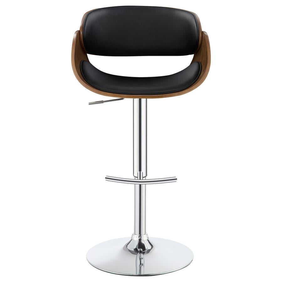 Dana Black Adjustable Bar Stool