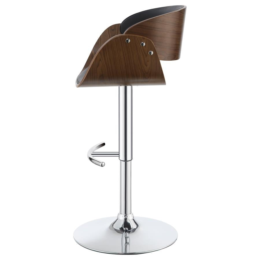 Dana Black Adjustable Bar Stool