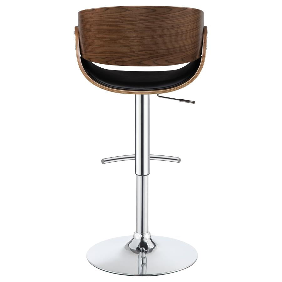 Dana Black Adjustable Bar Stool