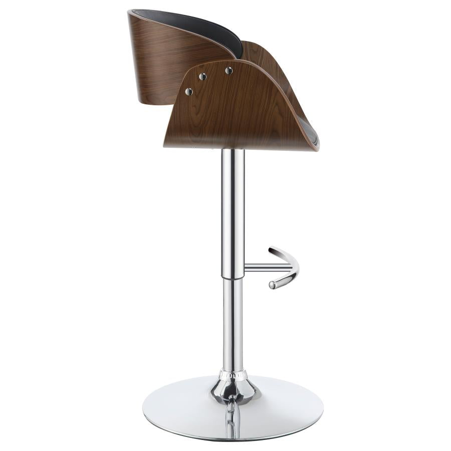 Dana Black Adjustable Bar Stool