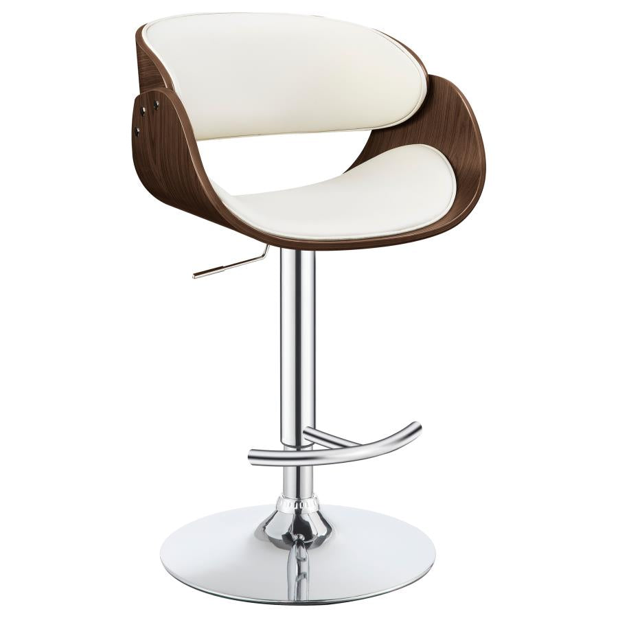 Dana Ivory Adjustable Bar Stool