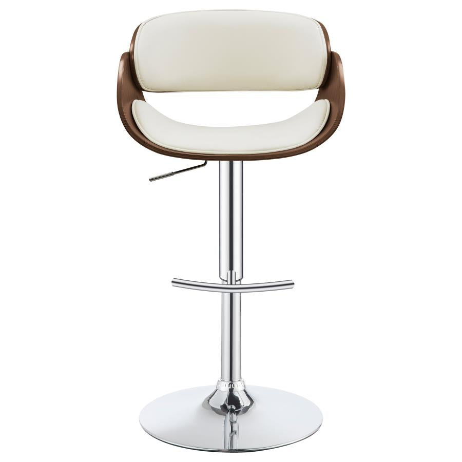 Dana Ivory Adjustable Bar Stool