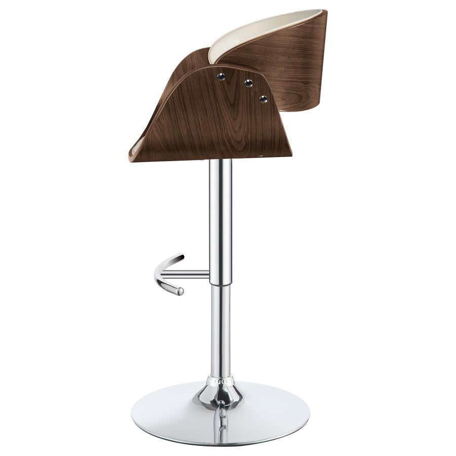 Dana Ivory Adjustable Bar Stool