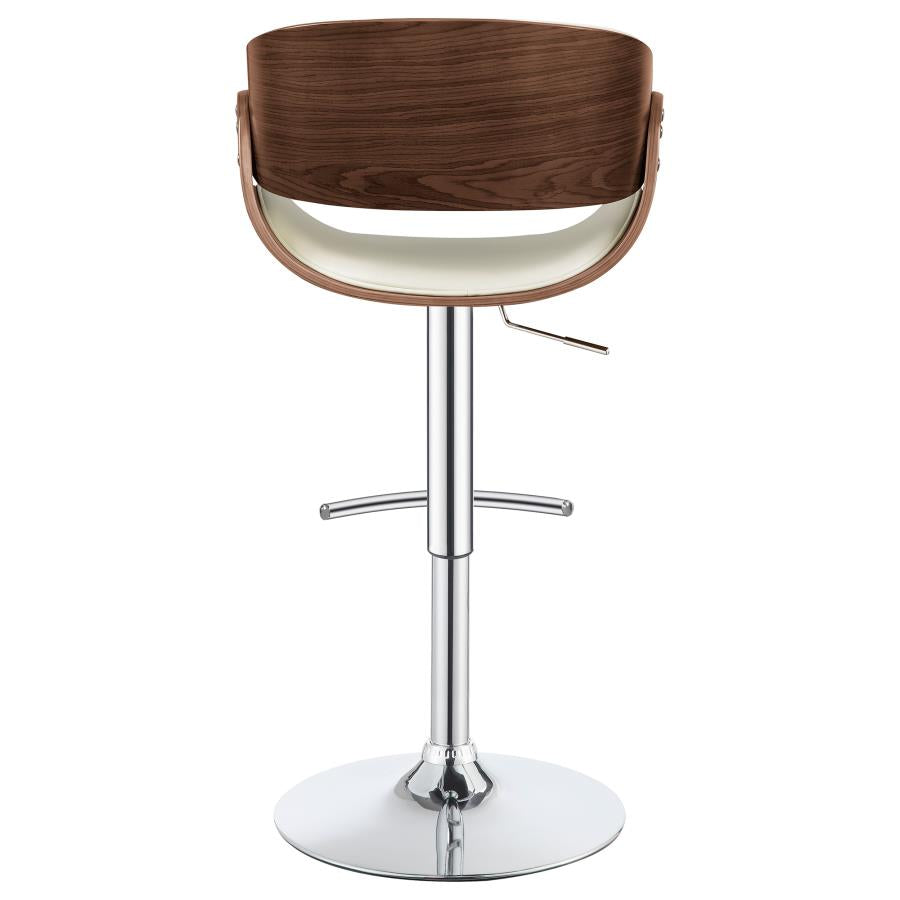 Dana Ivory Adjustable Bar Stool