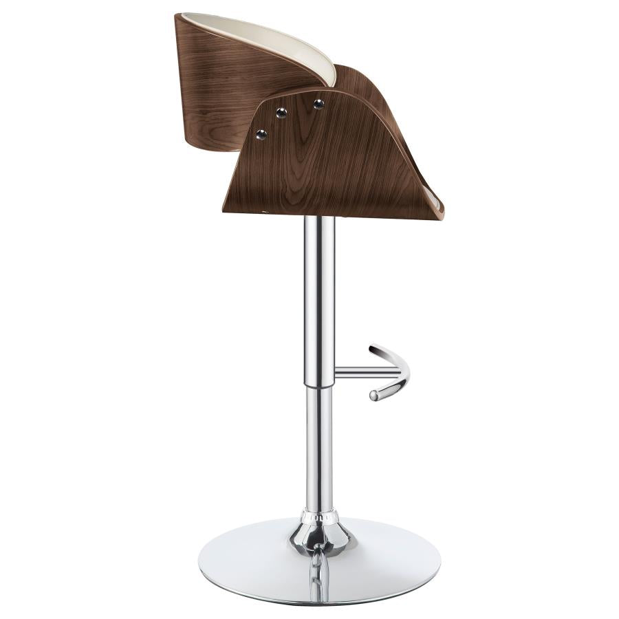 Dana Ivory Adjustable Bar Stool