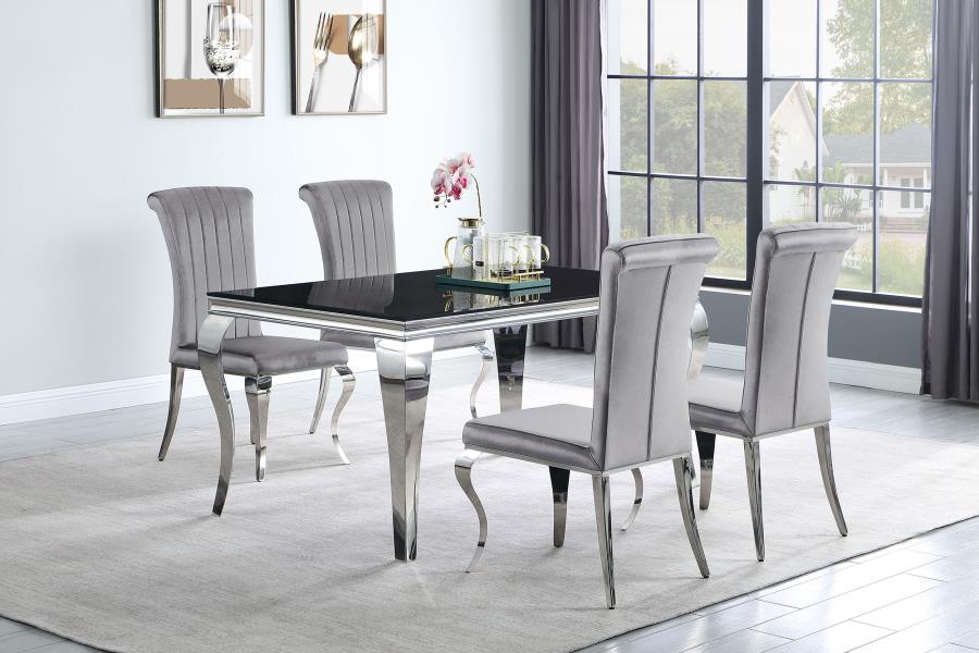 Carone Silver Dining Table