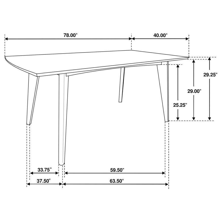 Malone Brown Dining Table