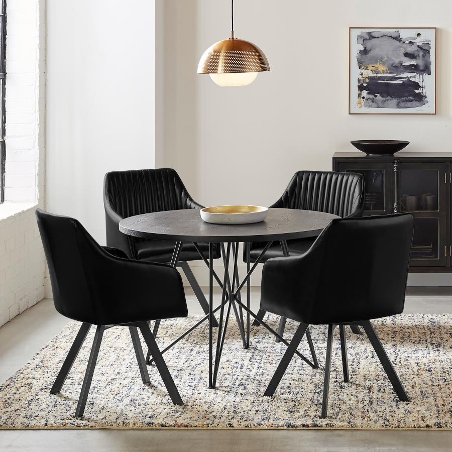 Rennes Black Dining Table