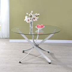 Beckham Silver Dining Table