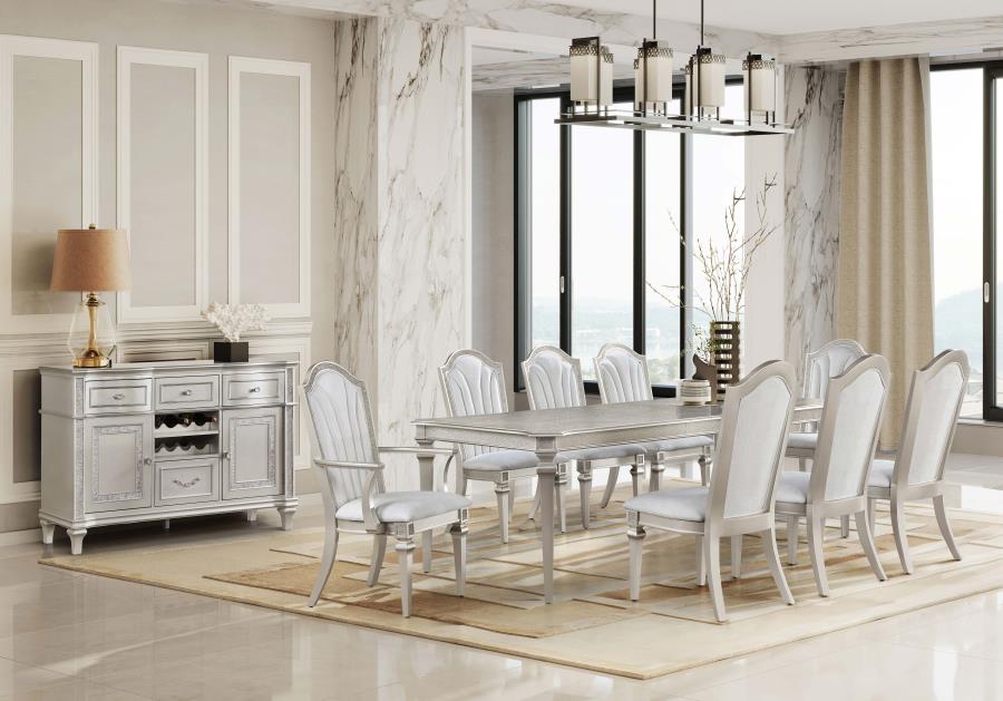 Evangeline Silver Dining Table