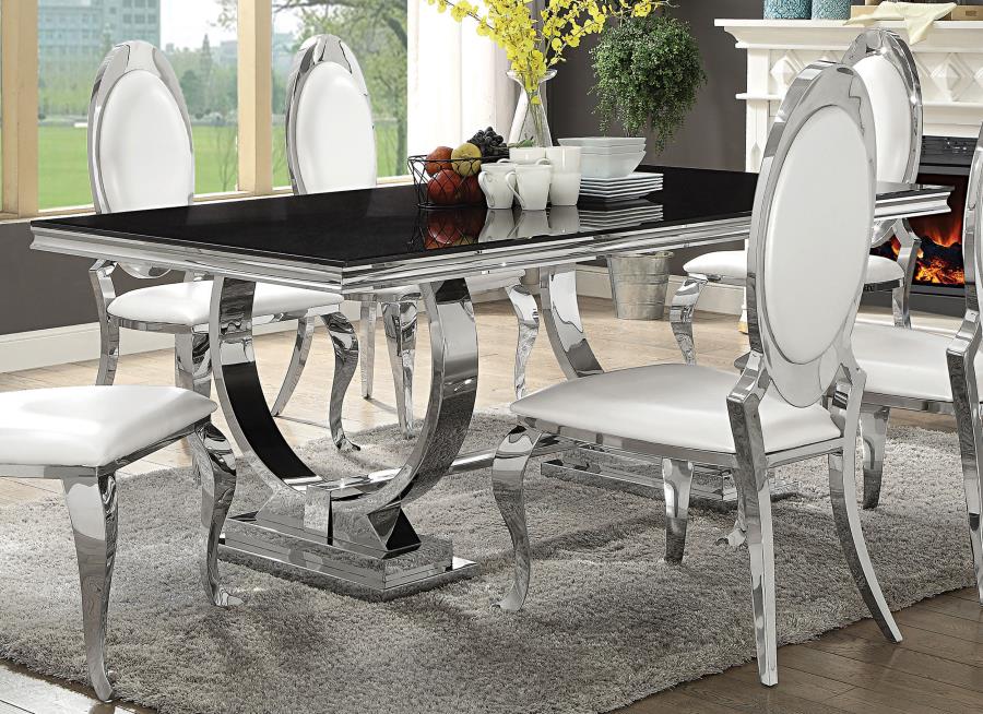 Antoine Silver Dining Table