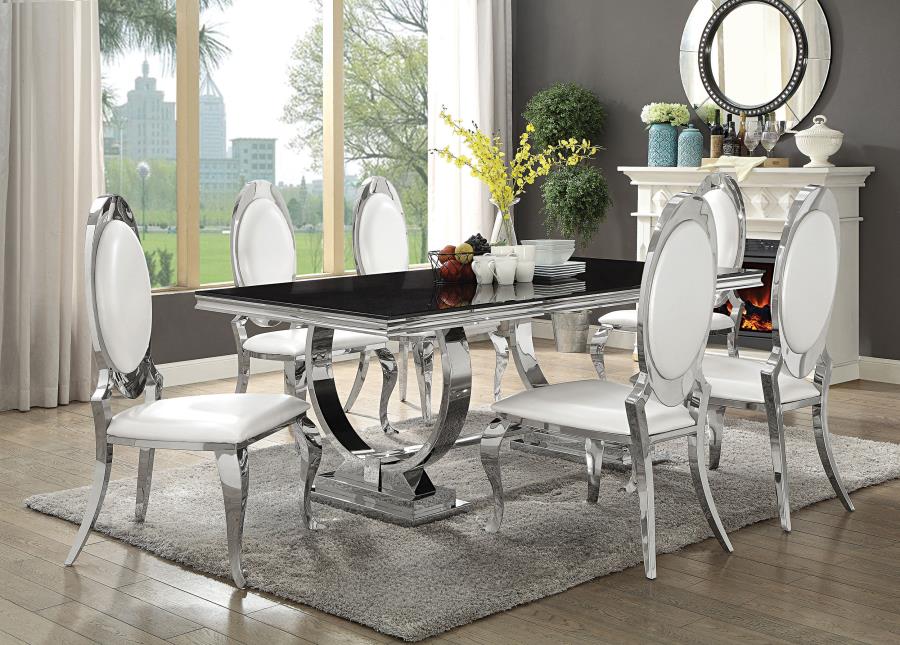 Antoine Silver Dining Table