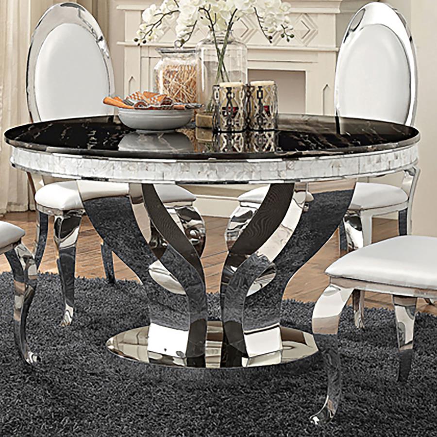 Anchorage Silver Dining Table