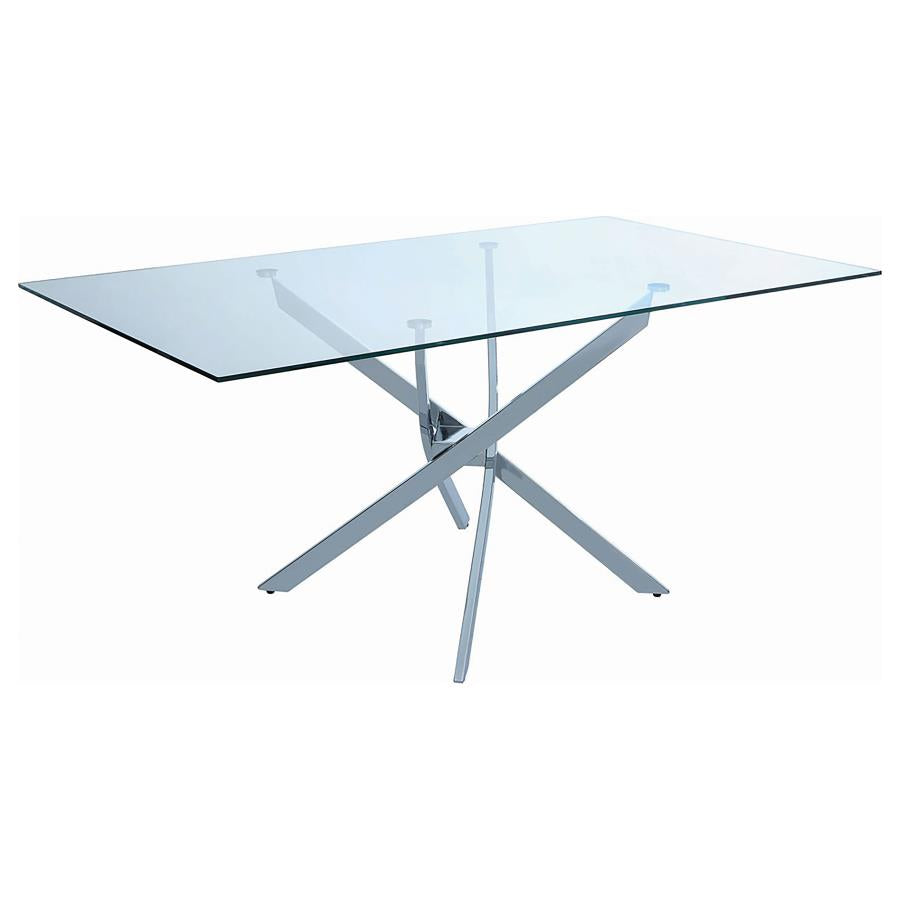 Carmelo Silver Dining Table