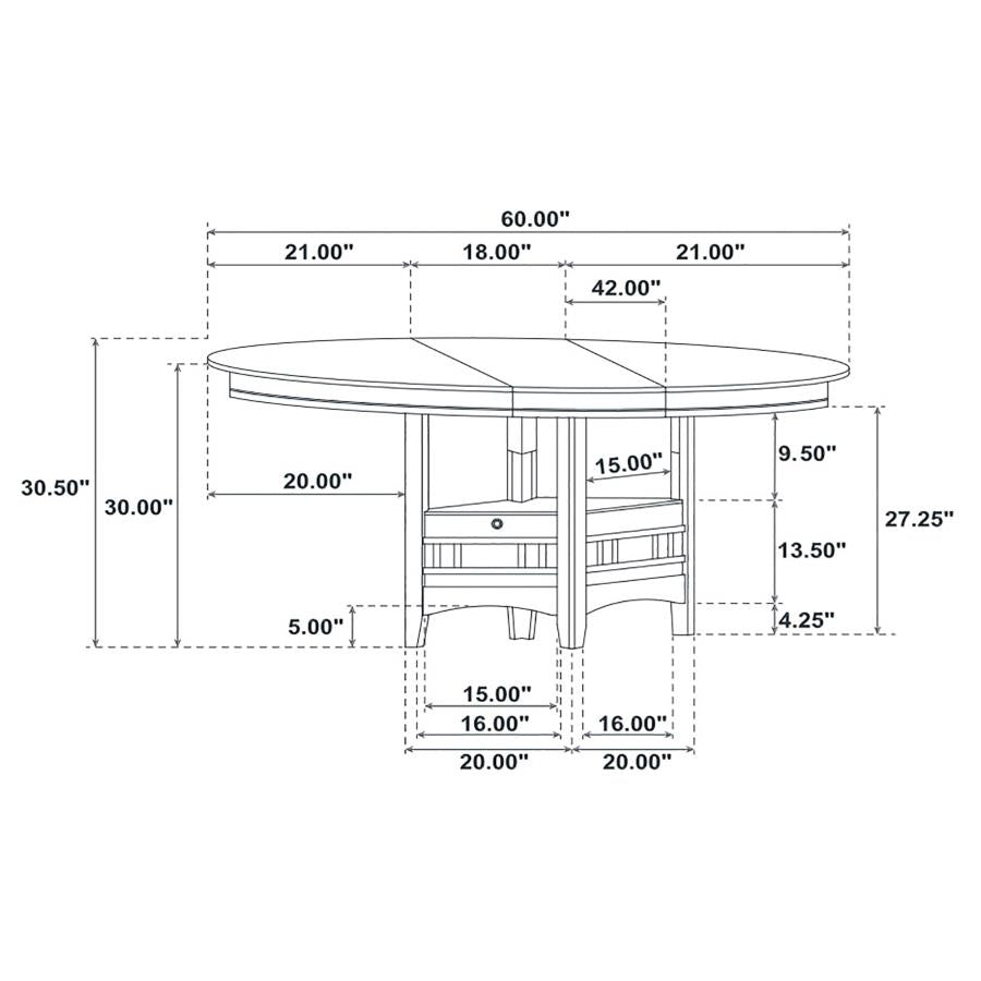 Lavon Grey Dining Table