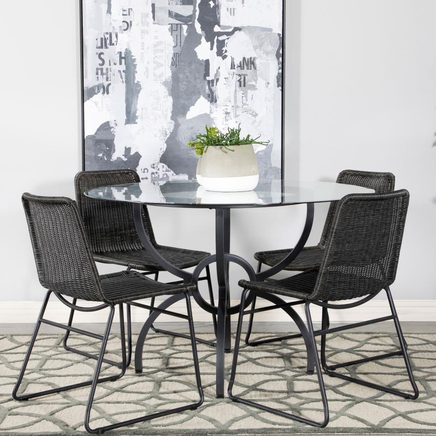 Aviano Black Dining Table