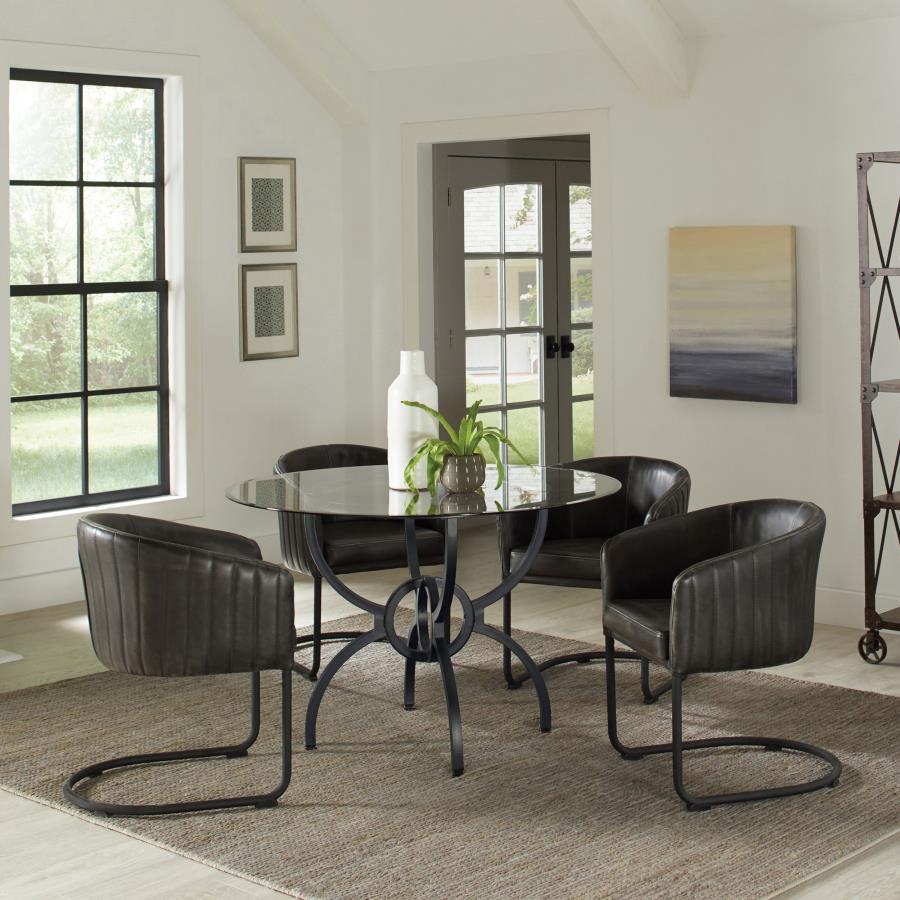 Aviano Black Dining Table