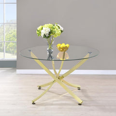 Beckham Gold Dining Table