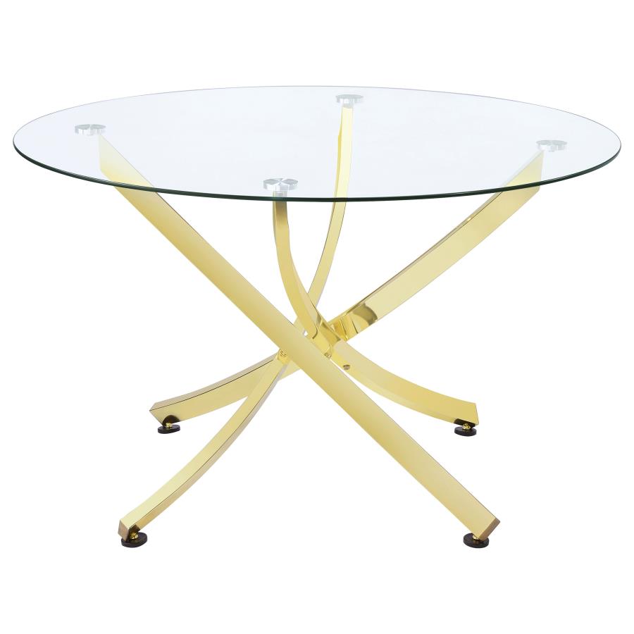 Beckham Gold Dining Table