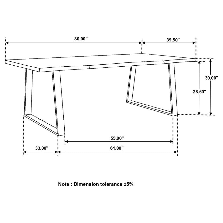 Ditman Brown Dining Table