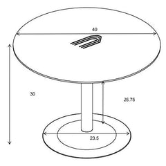 Cora Brown Dining Table