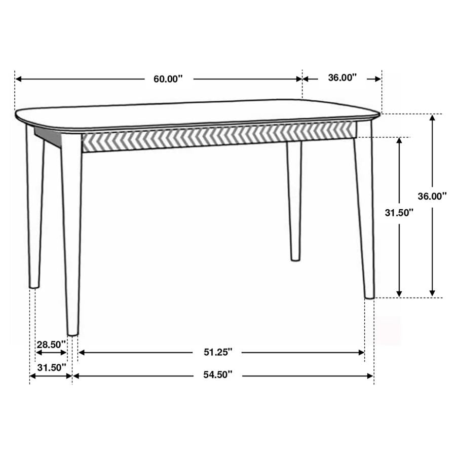 Partridge Brown Counter Height Dining Table