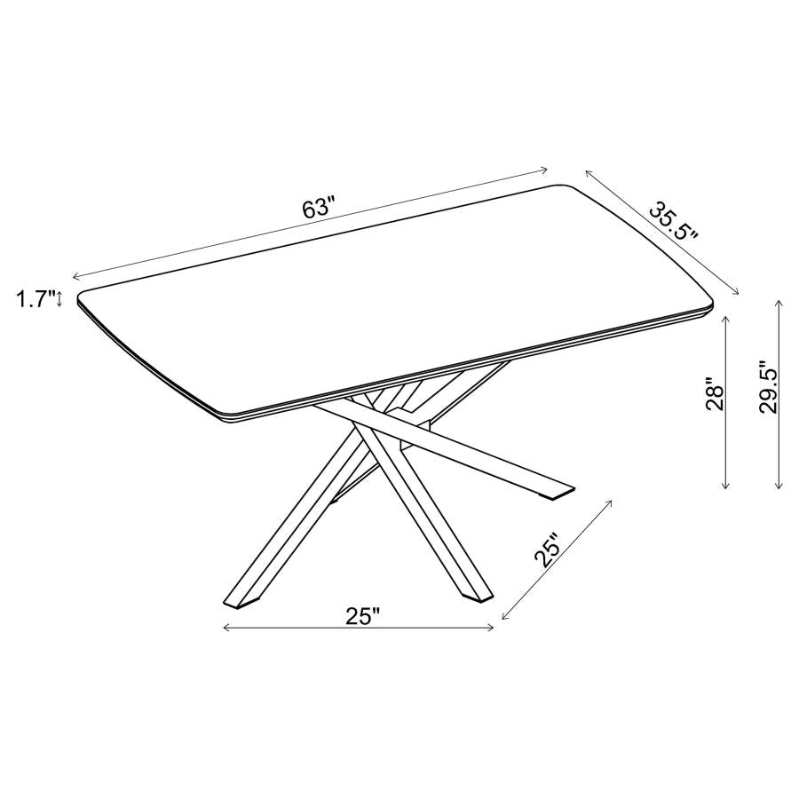 Paulita White Dining Table