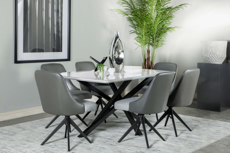 Paulita White Dining Table