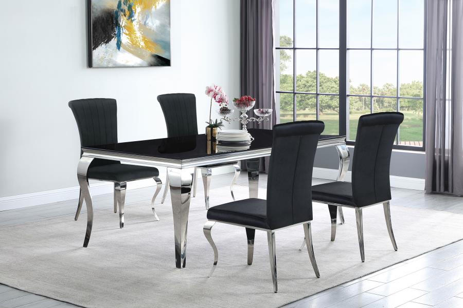 Carone Silver Dining Table