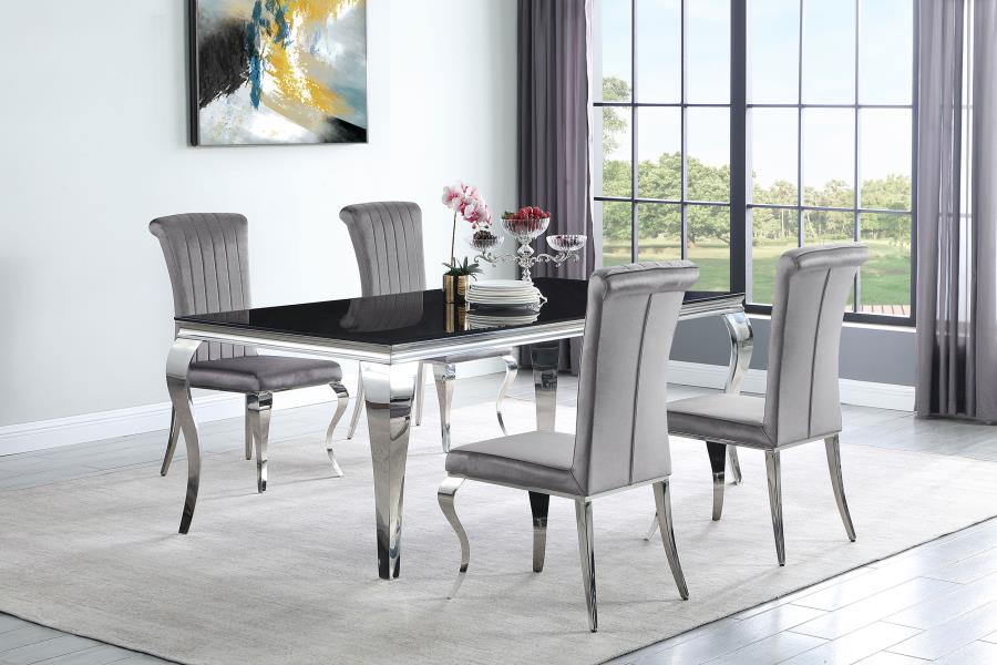 Carone Silver Dining Table