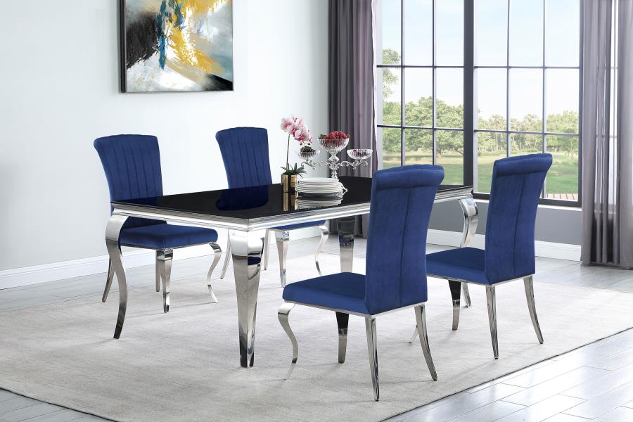 Carone Silver Dining Table