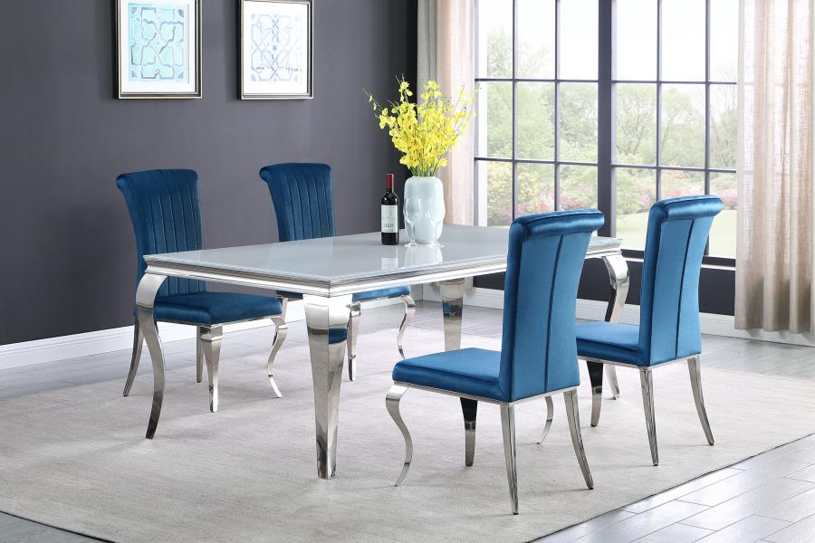 Carone Silver Dining Table