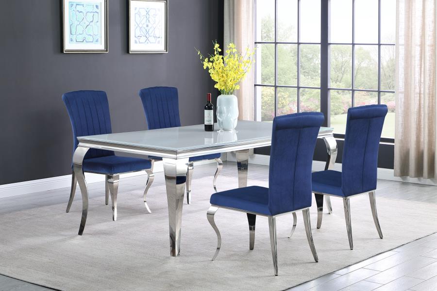 Carone Silver Dining Table