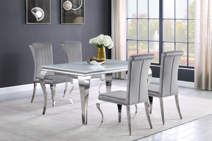 Carone Silver Dining Table